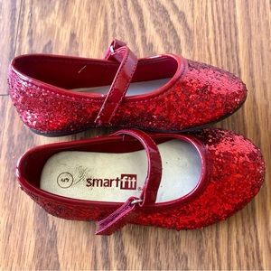 Smart Fit Ruby Red Ballet Flats Toddler size 5